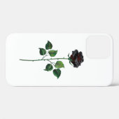 Zwarte roos bloem Case-Mate iPhone case (Achterkant (horizontaal))