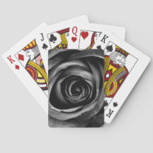 Zwarte Roos bloem decoratieve Vintage
