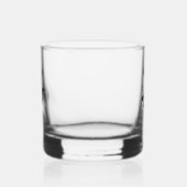 Zwarte roos bloem whisky glas (Links)