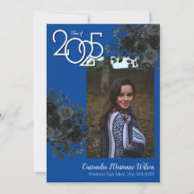 Zwarte Roos Blue Gothic Afstuderen kondiging