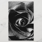 ZWARTE ROOS BRIEFPAPIER (Voorkant)