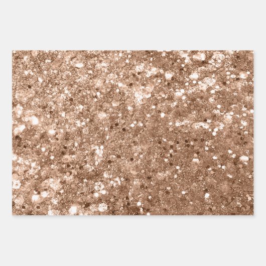 Zwarte Roos Gouden Tijger Bloem Glam Glitters Inpakpapier Vel (Voorkant 3)