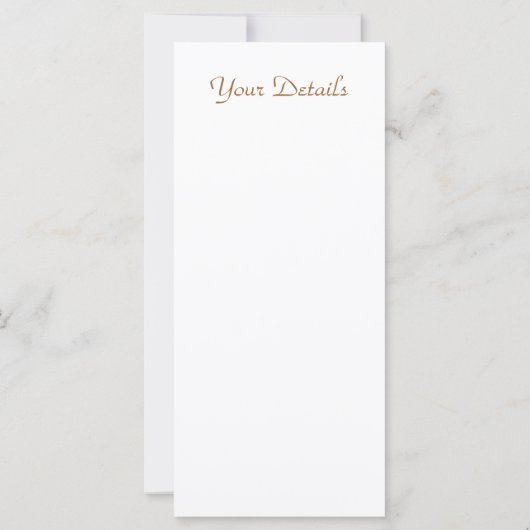 ZWARTE ROOS KAART (Achterkant)