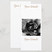 ZWARTE ROOS KAART (Voorkant / Achterkant)