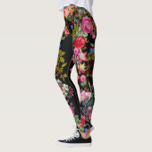 Zwarte  Roos Leggings (Links)