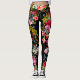 Zwarte  Roos Leggings