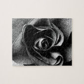 ZWARTE ROOS LEGPUZZEL (Horizontaal)