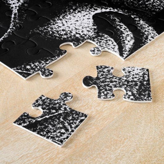 ZWARTE ROOS LEGPUZZEL (Zijkant)