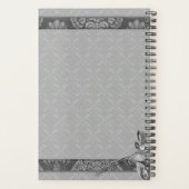 Zwarte Roos Wekelijks/Maandelijks Planner (Achterkant)