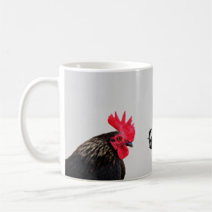 Zwarte rooster - Goedemorgen -  Koffiemok