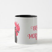 Zwarte Rooster Goedemorgen! Mok (Midden)