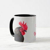 Zwarte Rooster Goedemorgen! Mok (Voorkant links)