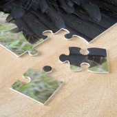 Zwarte rooster legpuzzel (Zijkant)