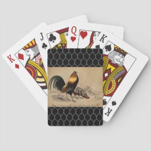 "Zwarte rooster" Pokerkaarten