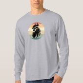 Zwarte rooster t-shirt (Voorkant)