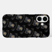  zwarte roterende telefoon Case-Mate iPhone case (Achterkant (horizontaal))
