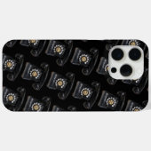 zwarte roterende telefoon Case-Mate iPhone case (Achterkant (horizontaal))