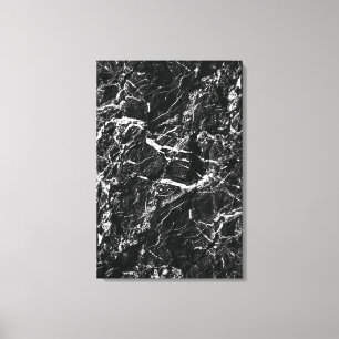 Zwarte rots surreële natuur nep steen textuur canvas afdruk