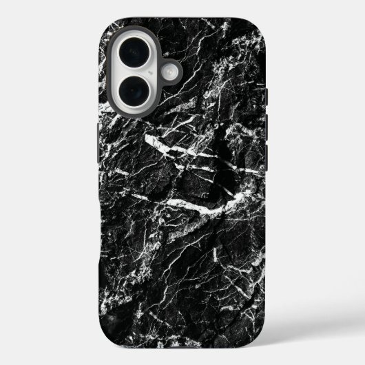 Zwarte rots surreële natuur nep textuur Case-Mate iPhone case (Achterkant)