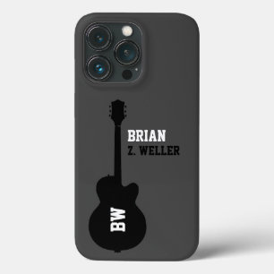 zwarte rotsgitaar Case-Mate iPhone case