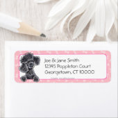 Zwarte Roze Botten Roze Etiket (Insitu)