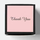 zwarte roze eiffeltoren  parijs bruiloft bedankdoosjes (Bovenkant)