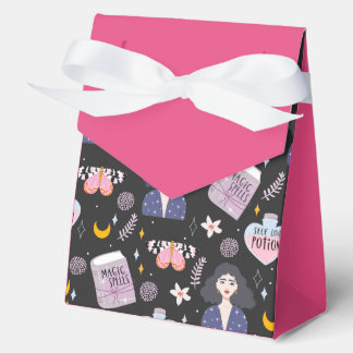 Zwarte Roze Favor Box Elegante Feestcadeauverpakki Bedankdoosjes