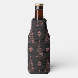 ZWARTE & ROZE KERSTBOMEN & STERREN FLESJESKOELER