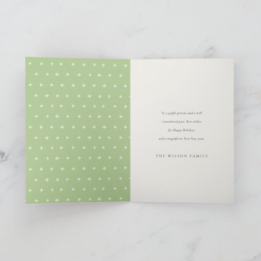 Zwarte Roze kerstversiering Foto Poinsettia Feestdagen Kaart (Binnen)