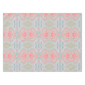 zwarte roze koraalmunt groene regenboogdraden tafelkleed (Voorkant (Horizontaal))