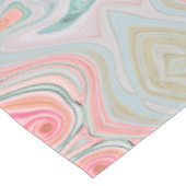 zwarte roze koraalmunt groene regenboogdraden tafelkleed (Gekanteld)