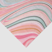 zwarte roze koraalmunt groene regenboogdraden tissuepapier (Detail)