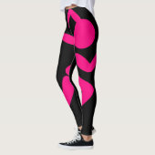 Zwarte roze Leggings (Links)