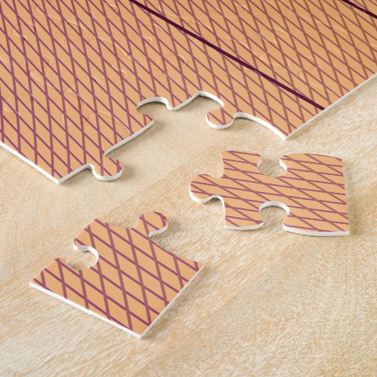 Zwarte Roze Lotus Geduld Veerkracht Bloem Symbool Legpuzzel (Zijkant)