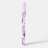Zwarte, Roze, Paarse Vlinders Case-Mate iPhone Case (Achterkant / Rechts)