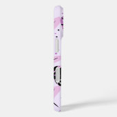Zwarte, roze, Paarse vlinders Case-Mate iPhone Case (Achterkant / Rechts)