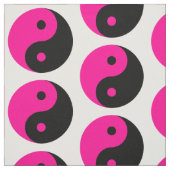 zwarte roze yang stof (Swatch)