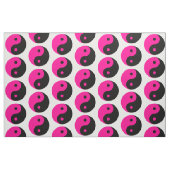 zwarte roze yang stof (Fat Quarter)