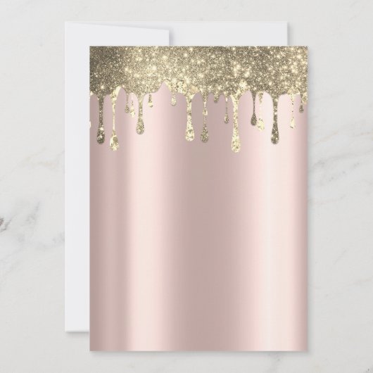 Zwarte Rozen Eiffeltoren gouden druppels Kaart (Achterkant)