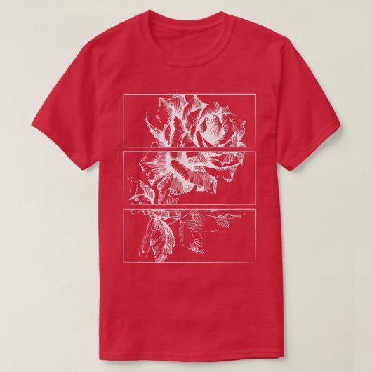 Zwarte Rozen esthetische kleding Zachte kleding T-shirt (Design voorkant)