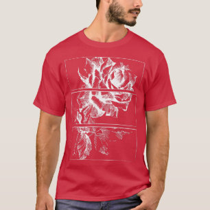 Zwarte Rozen esthetische kleding Zachte kleding T-shirt