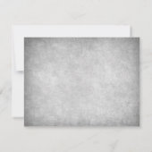 Zwarte Rozen Gotische bruiloft Save The Date (Achterkant)