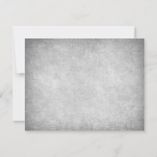 Zwarte Rozen Gotische bruiloft Save The Date (Achterkant)