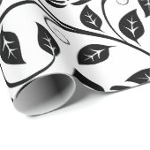 Zwarte Rozen Halloween Cadeaupapier (Rol Hoek)