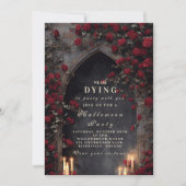 Zwarte Rozen kathedraal gotische maskerade Kaart (Voorkant)