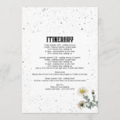 Zwarte Rozen Kraaien Trouwroute Programmakaart (Achterkant)