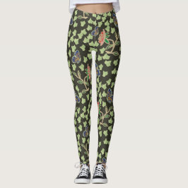 Zwarte Rozen Leggings voor wolvlinder