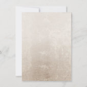 Zwarte Rozen Lijst Quinceañera Kaart (Achterkant)