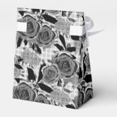 Zwarte rozen, rozen, zwart en grijs bedankdoosjes (Achterkant)