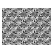 Zwarte rozen, rozen, zwart en grijs tafelkleed (Voorkant (Horizontaal))